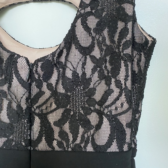 Morgan & Co Sparkly Strap Dress w/ front opening - Picture 3 of 5